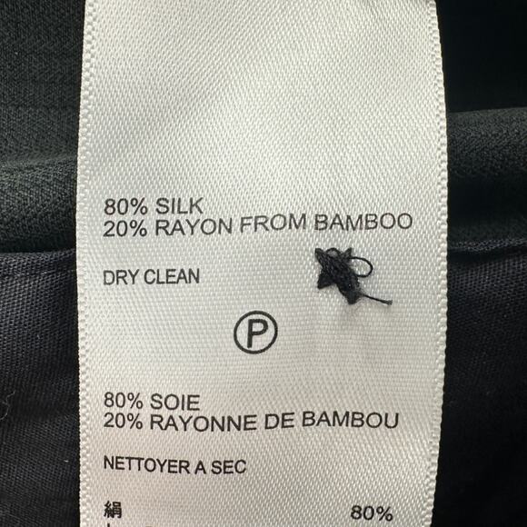 Tommy Bahama | 34W x 30L | Black Silk Rayon Blend Double-Pleat Pants Trousers - Picture 11 of 11